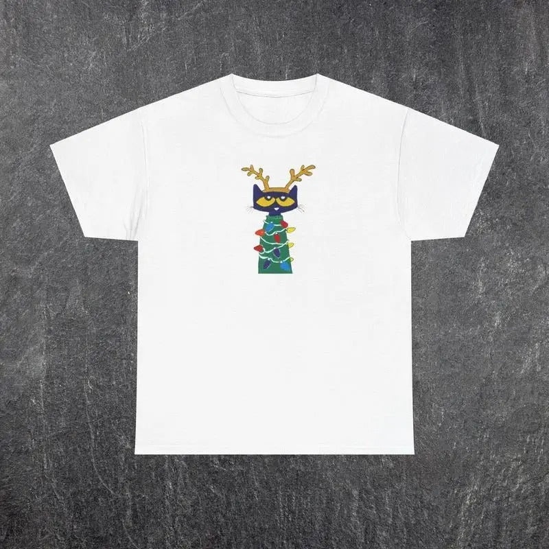 Pete The Cat Christmas Tree Tee