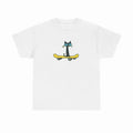 Pete The Cat On Skateboard T-Shirt Cotton Tshirt, Uniex Cotton Shirt