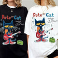 Pete The Cat Rocking In My School Shoes Shirt - Childhood Memories Shirt - Gift For BoyFriends - Gift For HerFriends - Menswear Womenswear Streetwear