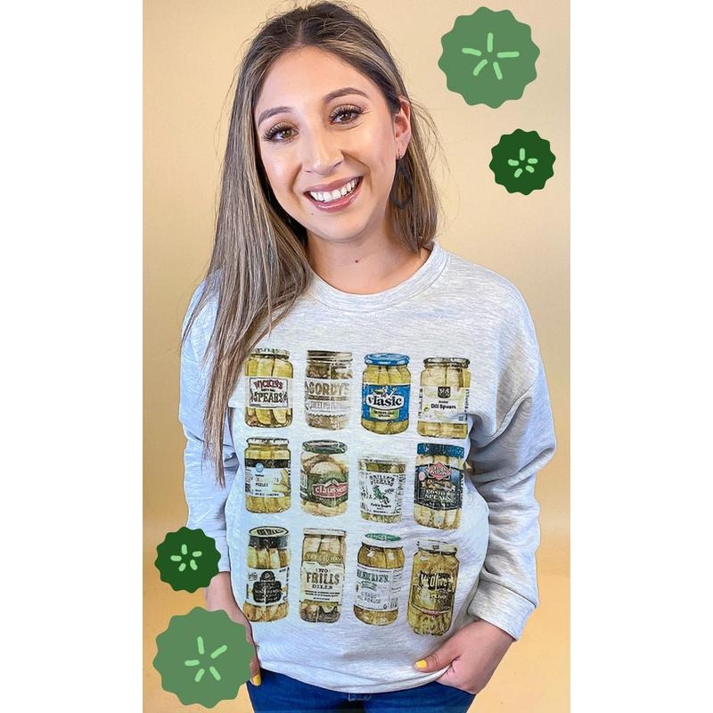 Pickle Obsessed Graphic Sweatshirt