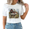Pig cute Farm Animals Unisex T-shirt Sweatshirt Hoodie Design all #wq 1