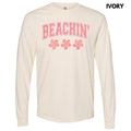 Pink Beachin' Long Sleeve Comfort Colors T-Shirt