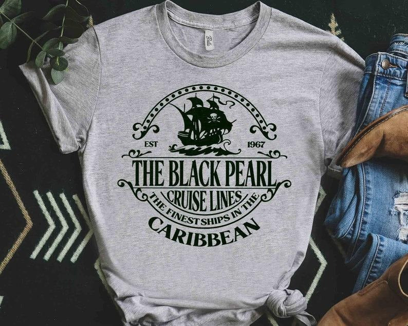 Pirates of the Caribbean Black Pearl Cruise Lines Shirt