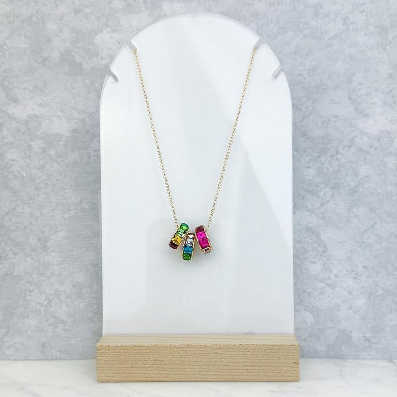 Play With Color Pendant Necklace