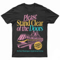 Please Stand Clear Tee - Black - Summer Variant, Theme Park Tshirt