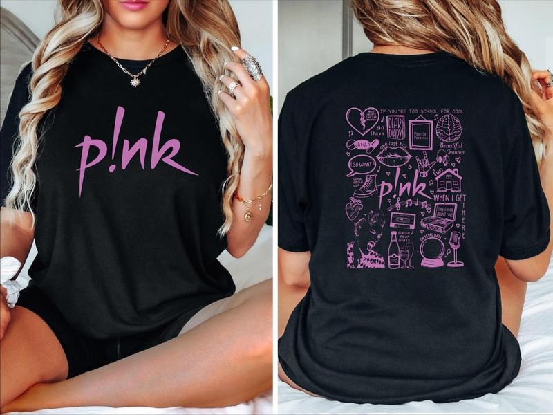 Pnk Summer Carnival, Pnk Tour, Music Festival Shirt, Concert Apparel, Tour Shirt, Pnk Music Clothing, Trustfall Album Tee, Pink Shirt, Full Sizes, Full Colors, Unisex T-shirt for Men and Women, Classic Menswear, Womenswear Comfort Cotton Top