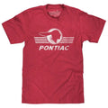 Pontiac Distressed Headdress Logo T-Shirt - Red