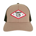 Popeye The Sailor Trucker Hat - Tan and Black