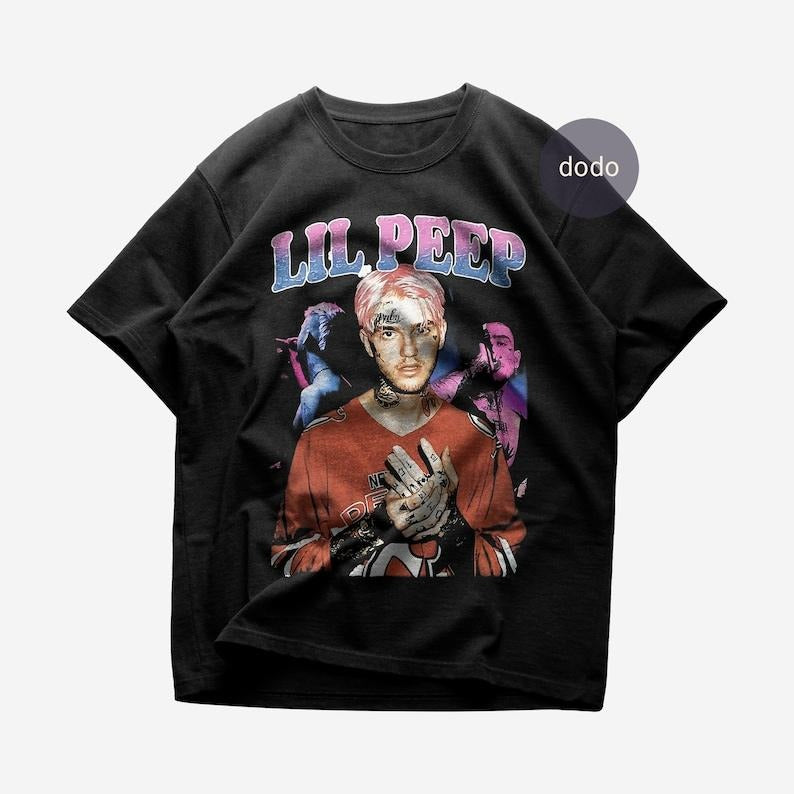 Premium Lil Peep T-Shirt - Falling Down Album T-Shirt - Lil Peep New Album T-Shirt - Unisex Heavy Cotton Tee