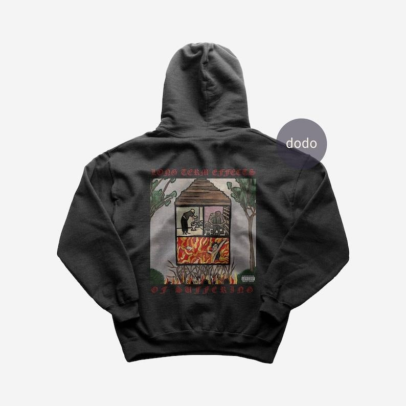 Premium Suicideboys Hoodie - Long Term Effects Of Suffering Hoodie - Suicideboys New Album Hoodie - Unisex Heavy Cotton Hoodie