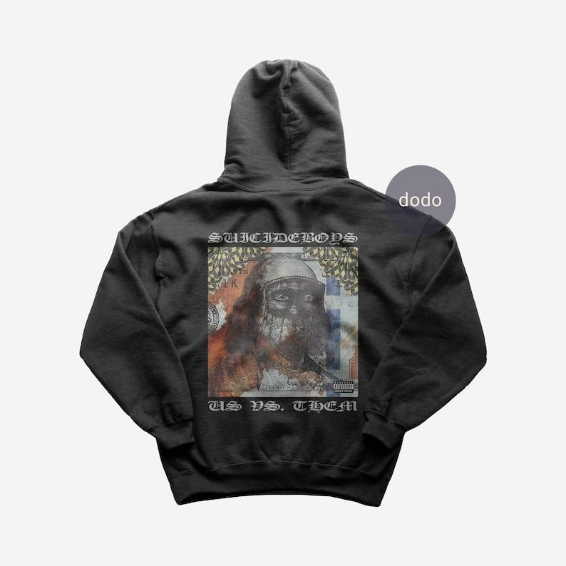 Premium Suicideboys Hoodie - Us Vs. Them Single Hoodie - Suicideboys New Single Hoodie - Unisex Heavy Cotton Hoodiestyle{n002}2