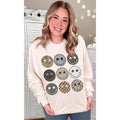 Preppy Smiley Graphic Long Sleeve T-Shirt