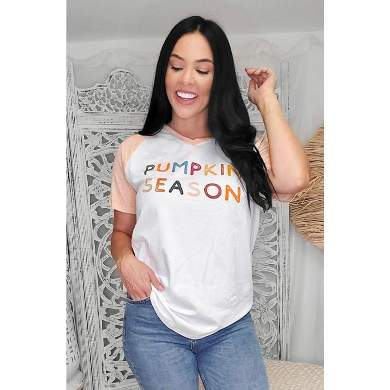 Pumpkin Season V-Neck