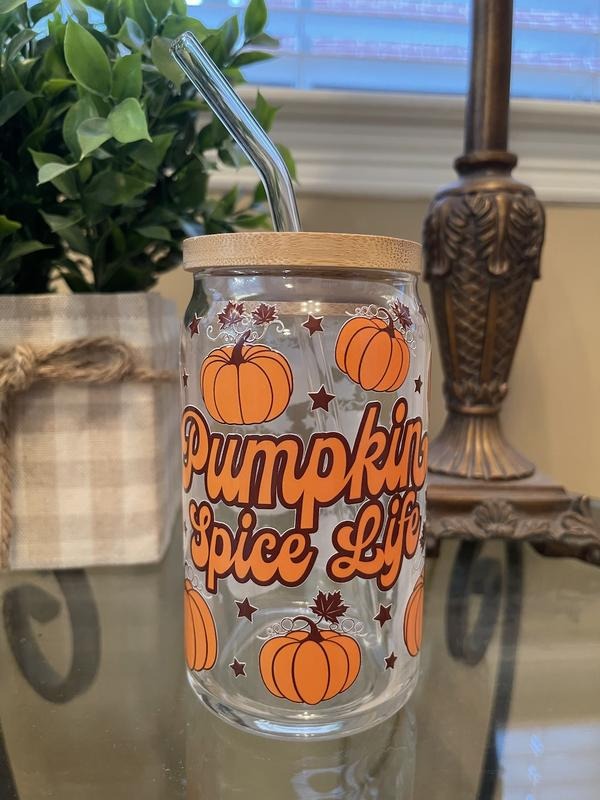 Pumpkin Spice Life Libby Glass