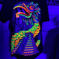 Quetzalcoatl colores t-shirt Cotton Black Menswear