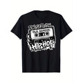 RAISED ON OLD SCHOOL HIP HOP Anniversary Cassette Graffiti T-Shirt All-Season Family T-shirt Made in USA