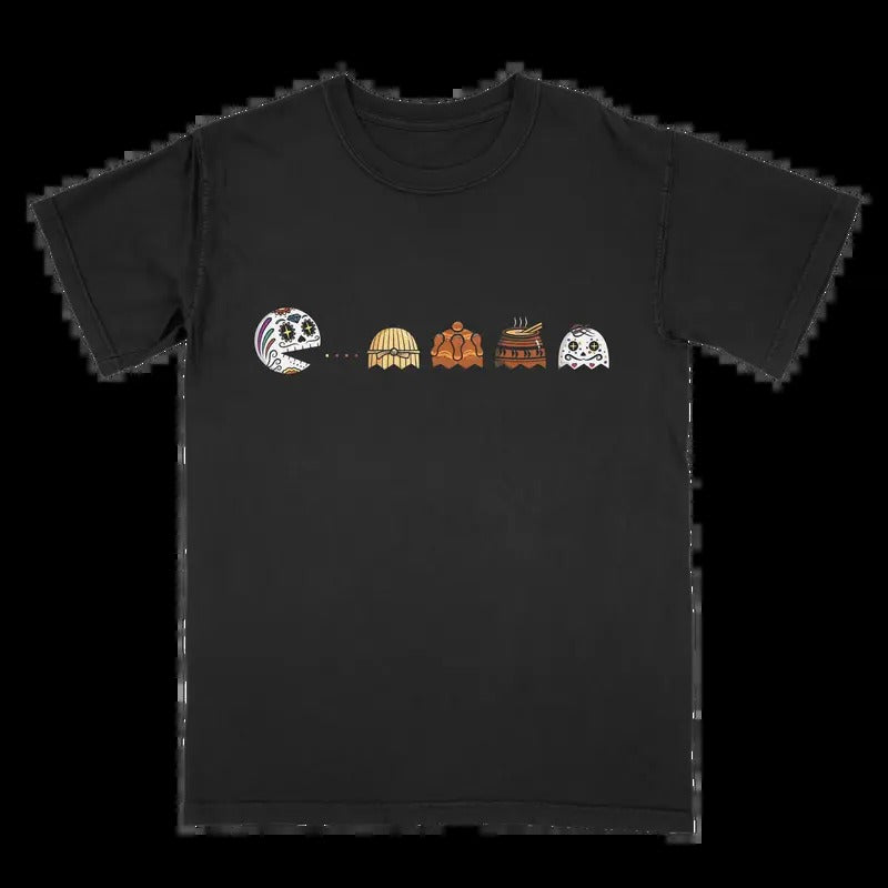 RETRO VIDEO GAME DIA DE LOS MUERTOS T SHIRT Cotton Menswear Top Tshirt