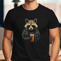 Racoon Drinking Beer T-Shirt, Camping Shirt, Cute Nature Lover Shirt, Animal Lovers Tee, Beer Lovers Shirt, Funny Drinking Sweatshirt made in usa