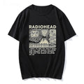 Rad0 Vintage Print T-shirt, Head Rock Band Music Album T-shirt
