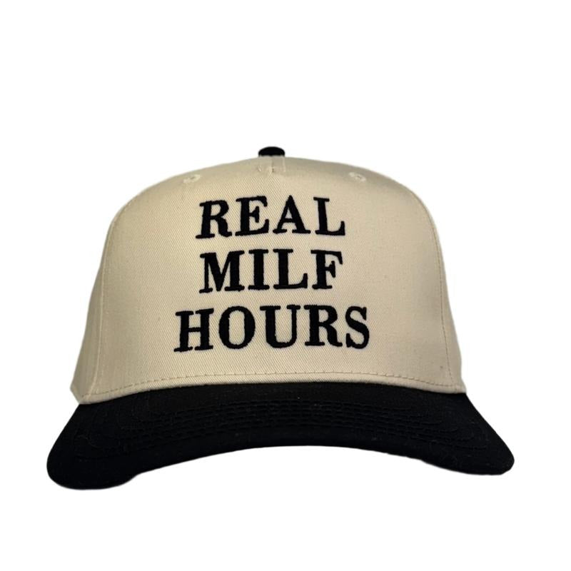 Real Milf Hours Custom Embroidered Hat
