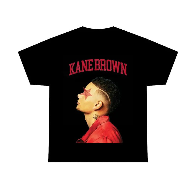 Red Kane Red Star Tee, Country Music Shirt