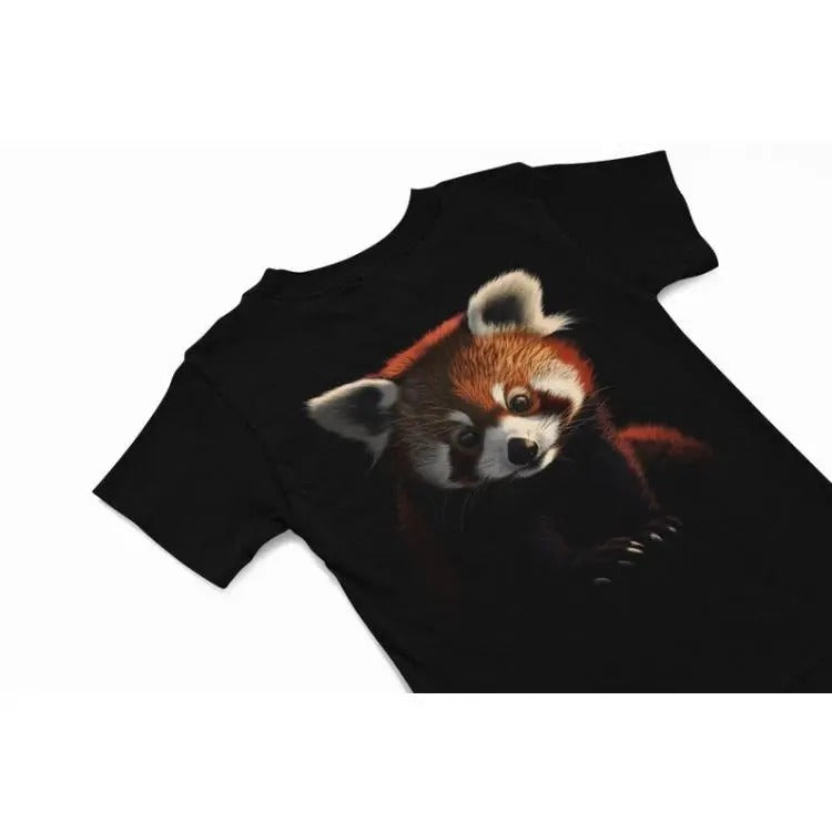 Red Panda Cub T-Shirt, Panda Tee's, Cute Red Panda t shirt , Animal Lovers Graphic T Shirt, Red Panda graphic t shirt, Red Panda gifts Made in USA