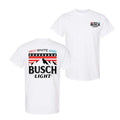 Red, White And Busch Light 2 Sided T-Shirt, 2 Sided T-Shirt For Men And Women, Trendy Shirt