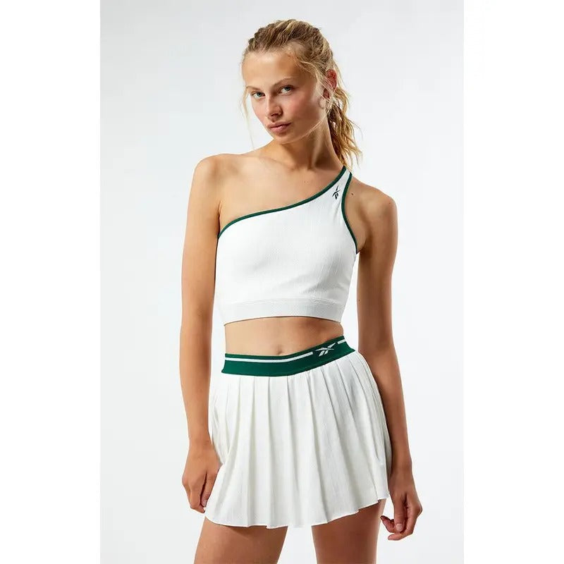 Reebok Women's Cl Q2 Cs Asymmetrical Bralette