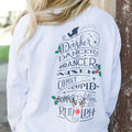 'Reindeer Names' Front & Back Sweatshirt
