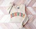 Retro Bookworm Sweatshirt,Teacher Book Sweatshirt,Reading Shirt, ESL Teacher Sweatshirt, Cute Teacher Reading Sweatshirt