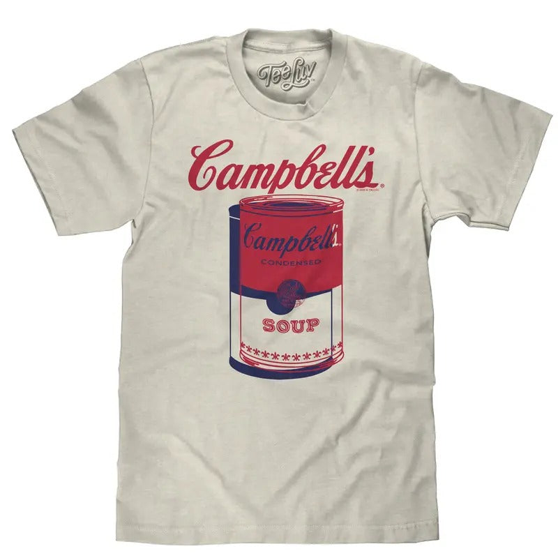 Retro Campbell's Soup Can T-Shirt - Oatmeal Heather