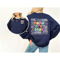 Retro Mama It's Okay Sweatshirt And Shirt, One Mental Health Breakdown Shirt, Mama Shirt, Mental Health Matters Shirt, Mothers Day Gift