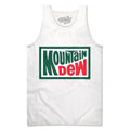 Retro Mountain Dew Logo Tank Top - White