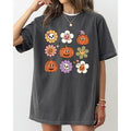 Retro Pumpkins, Fall, Skeleton, Witch, Skull, Spooky, Aesthetic, Meme, Halloween, Costume, Tshirt, Women's, Comfort Colors Tee, Spooky, Tshirt, Witch, Pumpkin, Ghost, Skeleton