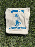 Rizz Em With The Tism - Unisex T Shirt, Meme Shirt, Retro Raccoon Tshirt, Funny Raccoon Shirt