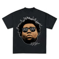 Rod Glasses Last Lap Rd Wave Big Face tar Graphic Rap Tee Shirt Top Streetwear