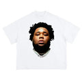 Rod Wave Big Face Rapper Face Graphic Tee Classic Cotton Top
