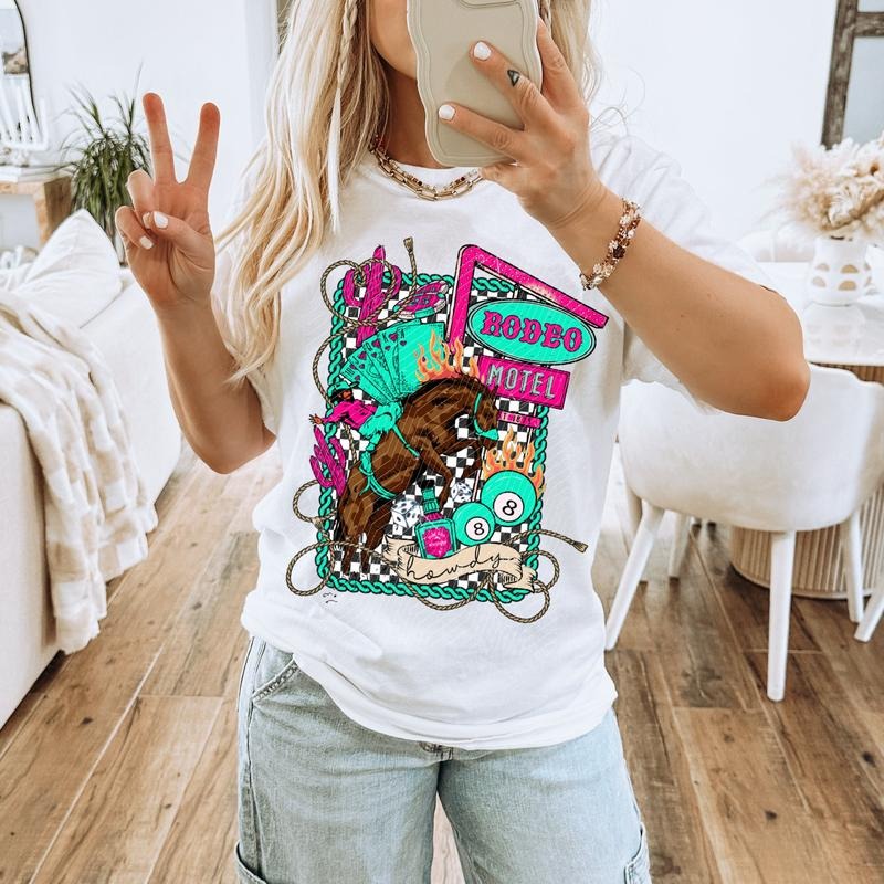Rodeo Motel DTF Transfers - THIS IS NOT A SHIRT
