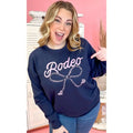 Rodeo Rope Bow Sweatshirt