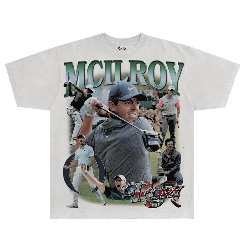 Rory McIlroy Champion Golfer Tee | Vintage Tee Graphic T-Shirt Sweatshirt Hoodie | Sport Tee - Gift For Fan | GrindPrints.com