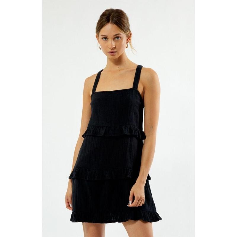 Roxy Women's Black Soft Sand Mini Dress