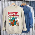 Rudolph The Red Nosed Reindeer Christmas Sweatshirt, Rudolph Christmas Sweater, Christmas Movie Shirt, Rudolph Movie Characters Sweater