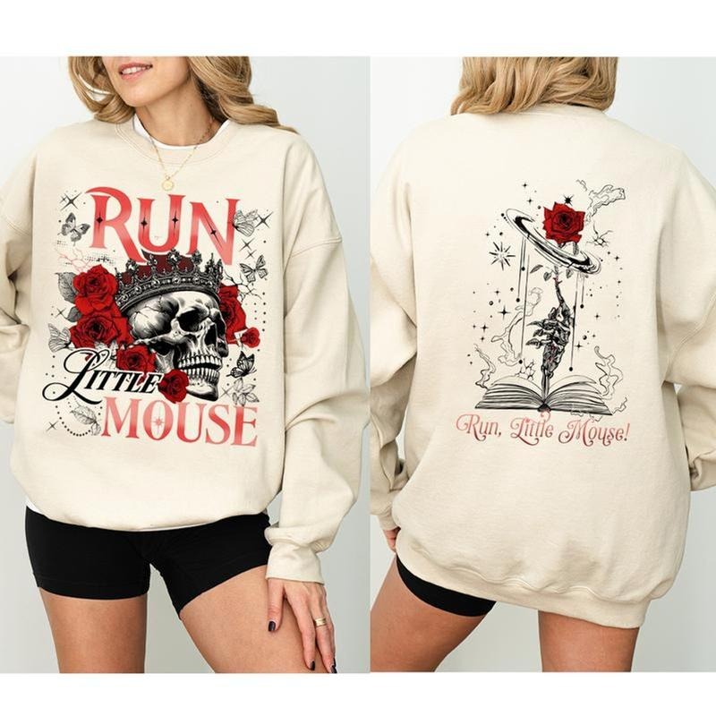 Run Little Mouse Haunting Adeline Book Lover Bookish Dark Romance Smut Reader Bookish Bookworm T-Shirts, Hoodie, Sweatshirt