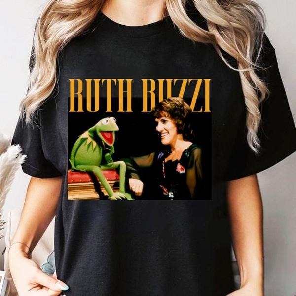 Ruth Buzzi Muppets Shirt, R.I.P Ruth Buzzi T-shirt, Ruth Buzzi Kermit Tee Shirt
