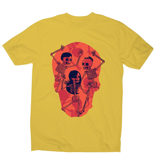 Skeleton spooky dance - men's funny premium t-shirt
