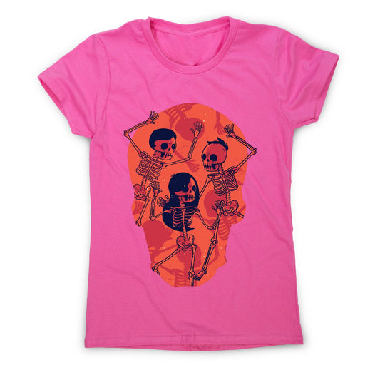 Skeleton spooky dance - women's funny premium t-shirt