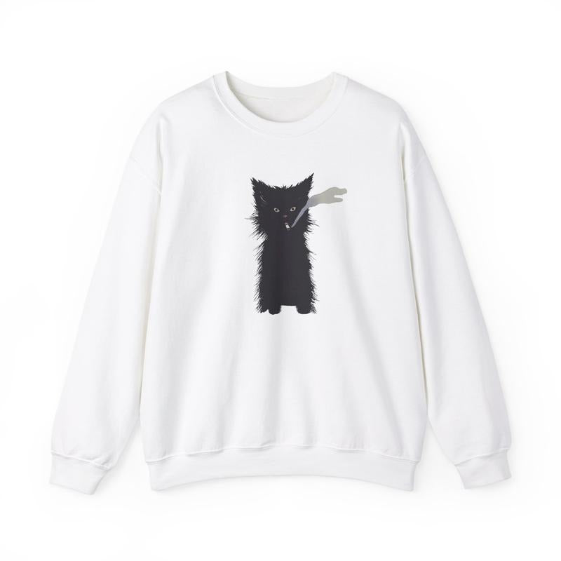SMOKING CAT SWEATER