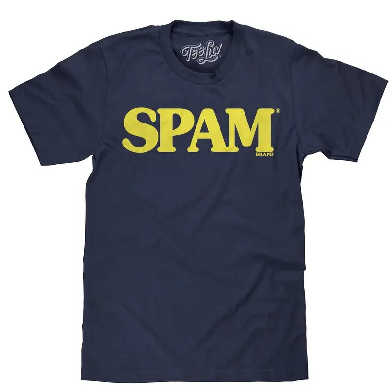 SPAM Logo T-Shirt - Navy