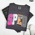 SPED Multi Checker Comfort Colors T-Shirt 'NLB'