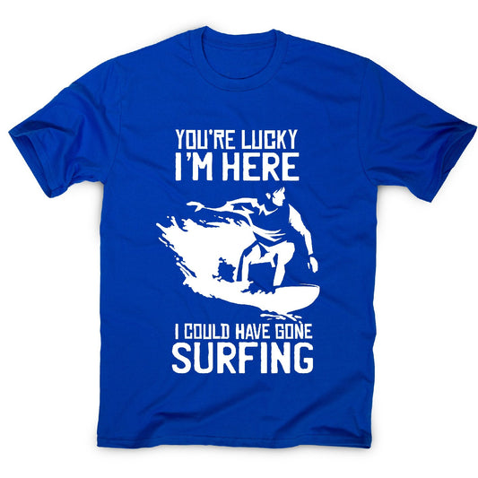 Surf quote t-shirt - men's funny premium t-shirt